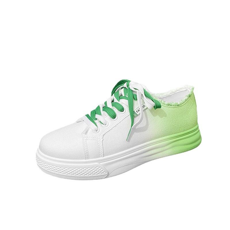 Fashion Men Vulcanize Shoes 2024 New Green Canvas Shoes Fashion Design Women Men Sneakers Platform Shoes for Tennis Zapatos Deportivos