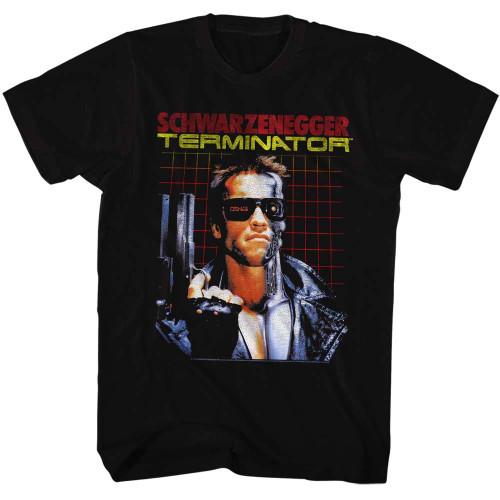 Terminator Grid Black Adult TShirt Unisex T-Shirt XXXXL