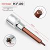 Hexagonal Press-Fit Socket Head Air Gun Tool Set, 1/2H, Extra Hard S2 Alloy Steel, Electric-Pneumatic.