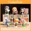 Modelos Miniatura de PVC de Demon Slayer Serie Flores de Nacimiento Figuras Coleccionables Para Decoración del Hogar y Fans