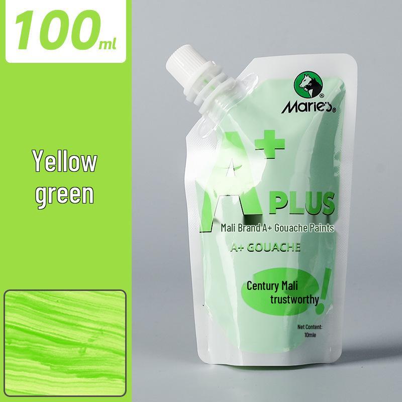 Mali 100ml Washable Gouache Paint Set for Kids - Squeeze & Refill Jelly Pack