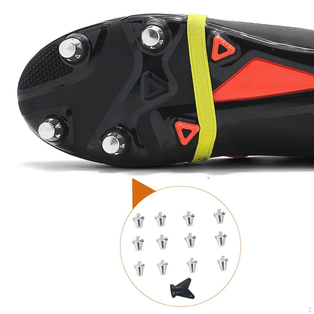 12 Pieces Football Boot Studs Directly Replace Aluminum Alloy Easy To Install Soccer Shoe for