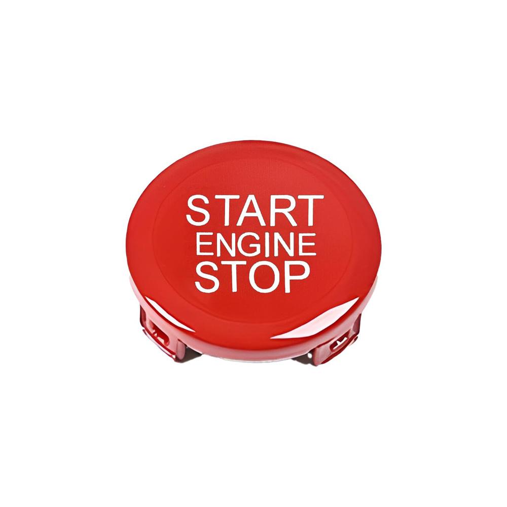 Rød Motor Start Stopp Bryter Knapp Deksel For Alfa Romeo Giulia Stelvio 2017-2022