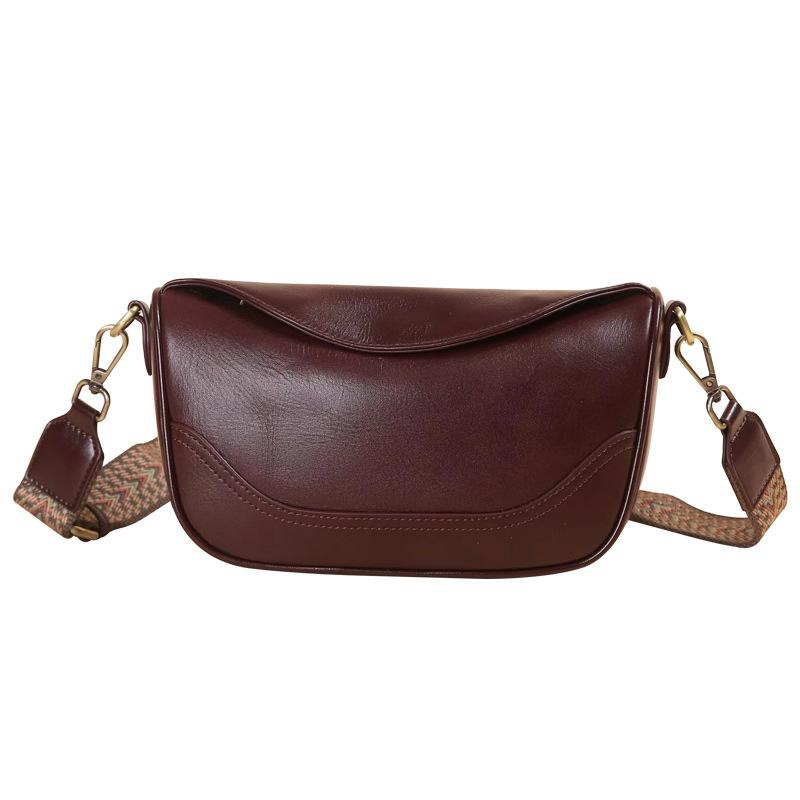 Top Layer Cowhide Mom Bag 2025 New High-End Crossbody Bag Shoulder Bag Genuine Leather Dumpling Bag for Women Exquisite Fashion