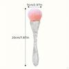 Blush Brush Powder Makeup Tool Soft Shiny Handle Lightweight Loose