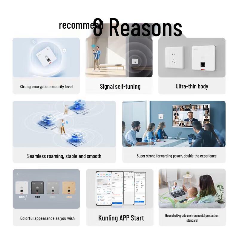 HUAWEI Kunling Wi-Fi 6 Wireless Wall Plate AP160 (CN version)