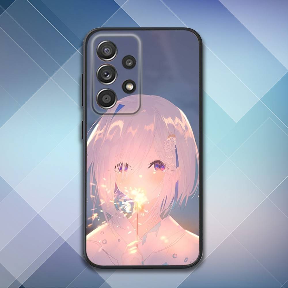 A-Amane K-Kanata Phone Case For Samsung S25,S24,S21,S22,S23,S30,Ultra,S20,Plus,Fe,Lite,Note,10,9,5G Black Cover