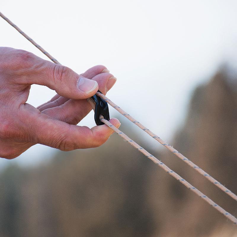 Aluminum Alloy Paracord Buckle for Camping Tents and Tarps