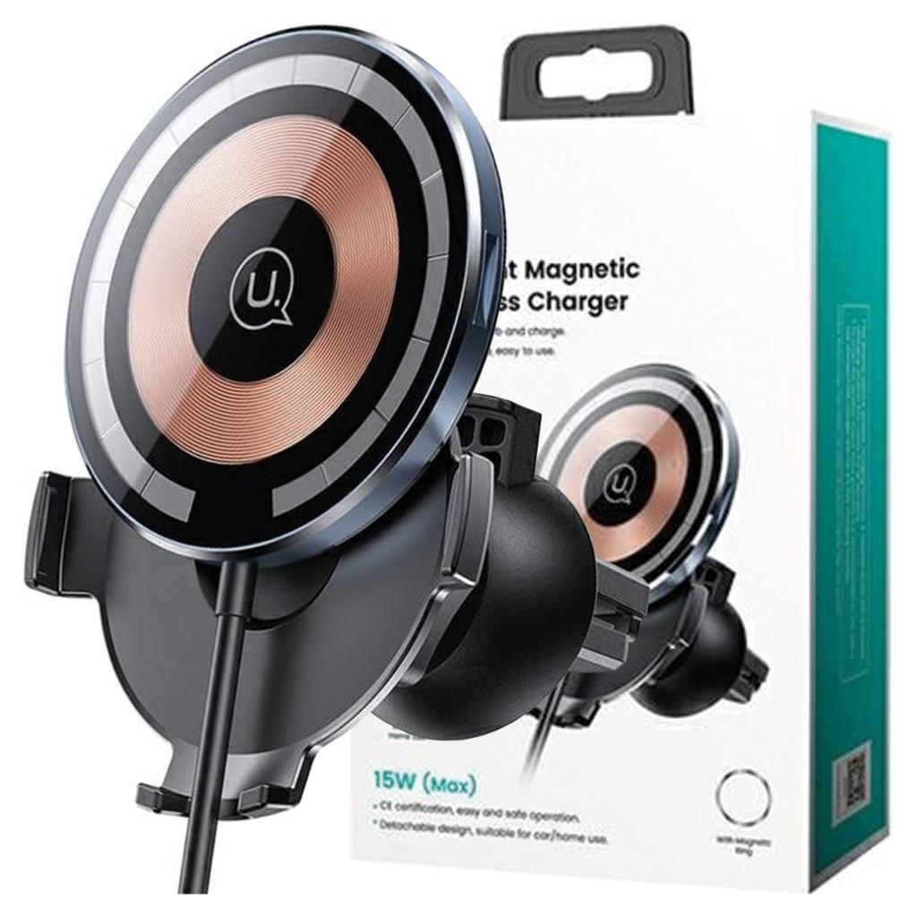 Usams Uchwyt Indukcyjny Us-Cd164 15W 2W1Magnetic Do Kratki Went. Transparent Cd164Dz02
