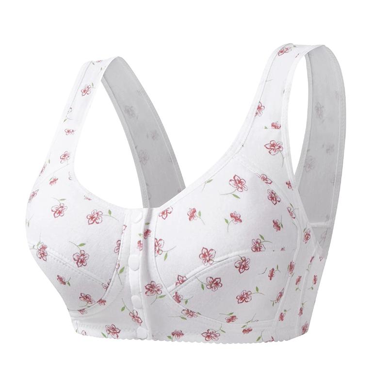 Women Plus-size Front Buckle Bra Vest Style Bra