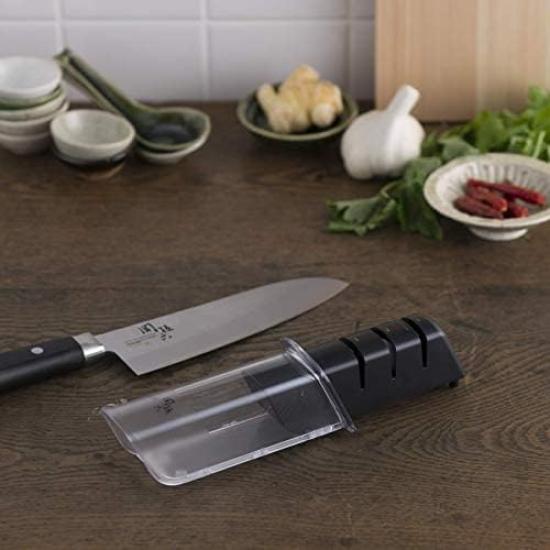 Seki Magoroku Diamond Ceramic Sharpener for Blades & Double-Edged AP-0308