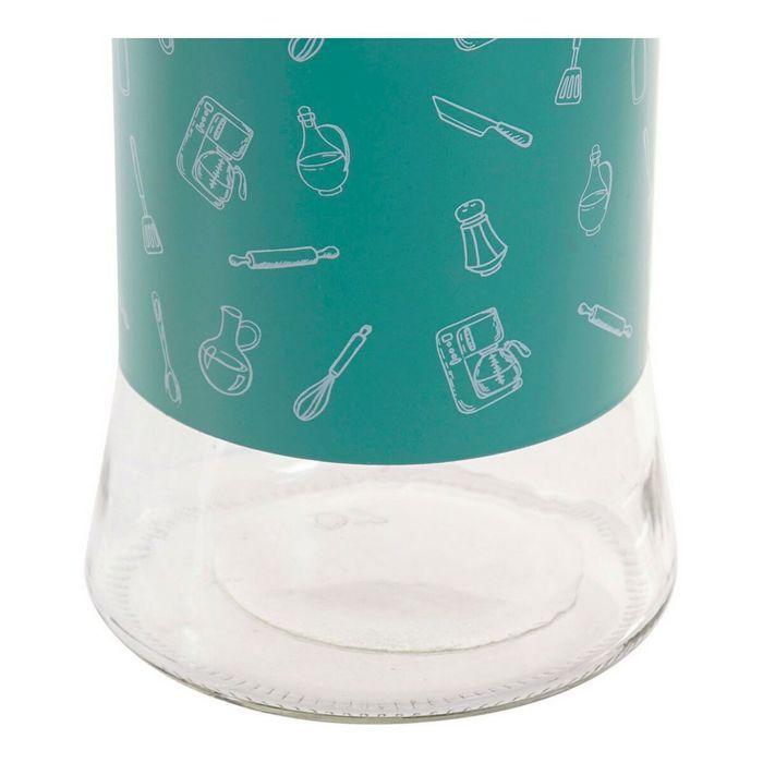 Boîte - DKD HOME DECOR - Vert - 11x11x18 cm - Acier inoxydable - Verre