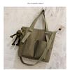 Spring New Ladies Shopping Bag Simple Fashion Handbag 2026 Nylon Waterproof Solid Color Messenger Large Capacity Shoulder Bag
