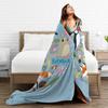 Puffin Rock Oona Baba Fashion Blankets Fleece Cartoon TV Watercolor Soft Throw Fashion Blanket for Bedding Throws Quilt Multi-function