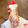 2026 High-Value Summer Large Capacity Cartoon Student Straw Water Cup