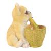 Cute Dog Ornament Entry Key Storage Basket Puppy Statue for Living Room Entrance   Decoration