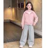 Moonkids Girls' Autumn Hooded Sportswear Set
