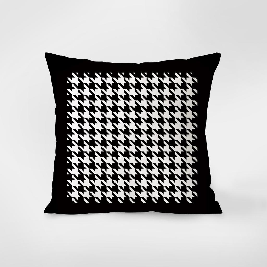 Abstract Black and White Pattern Pillowcase Interior Decoration Office Living Room Home Pillowcase