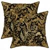Blue Coral-Patterned Pillow Coverscushion Covers, Zippered, Decorative Pillowcases, 45X45 Cover Sleeves