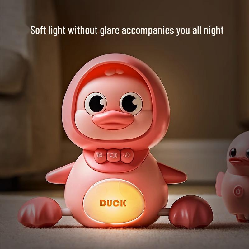 Child's Musical Duck Crawl & Light-Up Rocker Toy Set