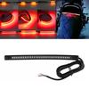 1pc 32 SMD Motorcycle LED Integrated Light Strip Brake Stop Running Turn Signals Tail Light License Plate Lamp Red Yellow 12V