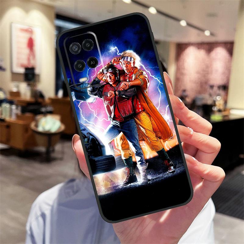 Back to the Future Case For Oppo A17 A77 A80 A40 A60 A98 A78 A18 A38 A58 A16 A76 A96 A74 A94 A54 A57S A15 Cover