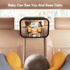 Baby Car Mirror Hook Clip Design Child Safety Seat Observation Mirror Adjustable Safety Anti-shatter Baby Back Seat Monitor