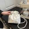 Lace Chinese Style Handbag Butterfly Pearl Chain Crossbody Bag  Shopping
