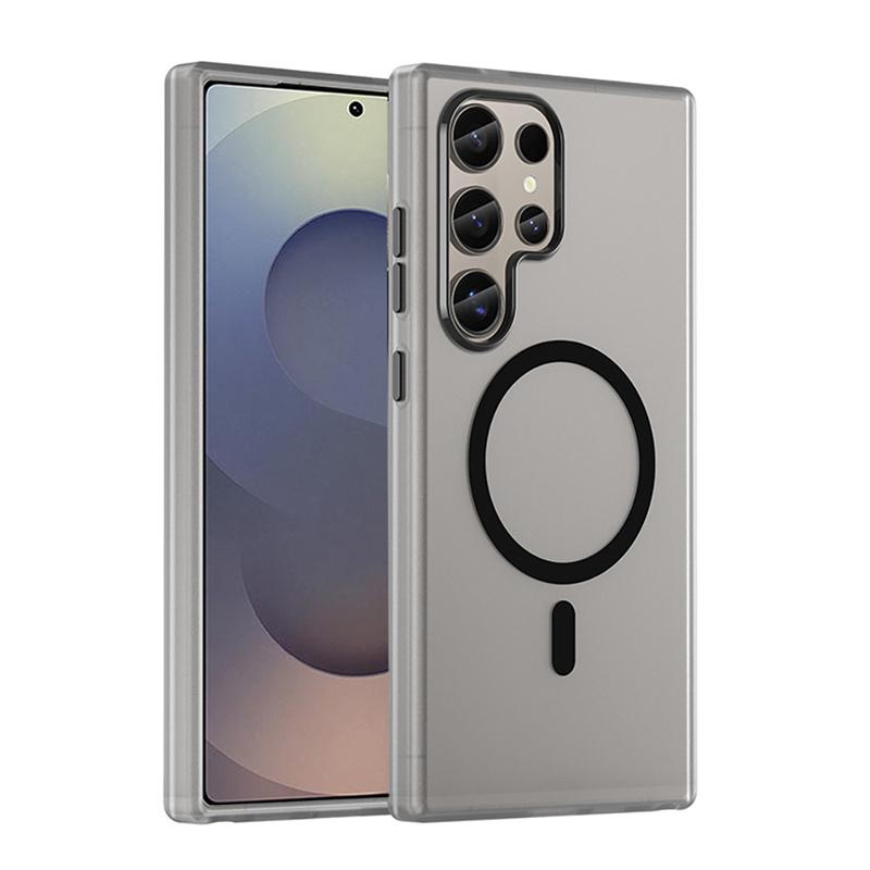 Pro Magsafe Matný Bonbónový Průsvitný Kryt na Telefon Pro Samsung Galaxy S25 S24 Ultra S23 Plus FE Nárazuvzdorný Kryt pro Bezdrátové Nabíjení