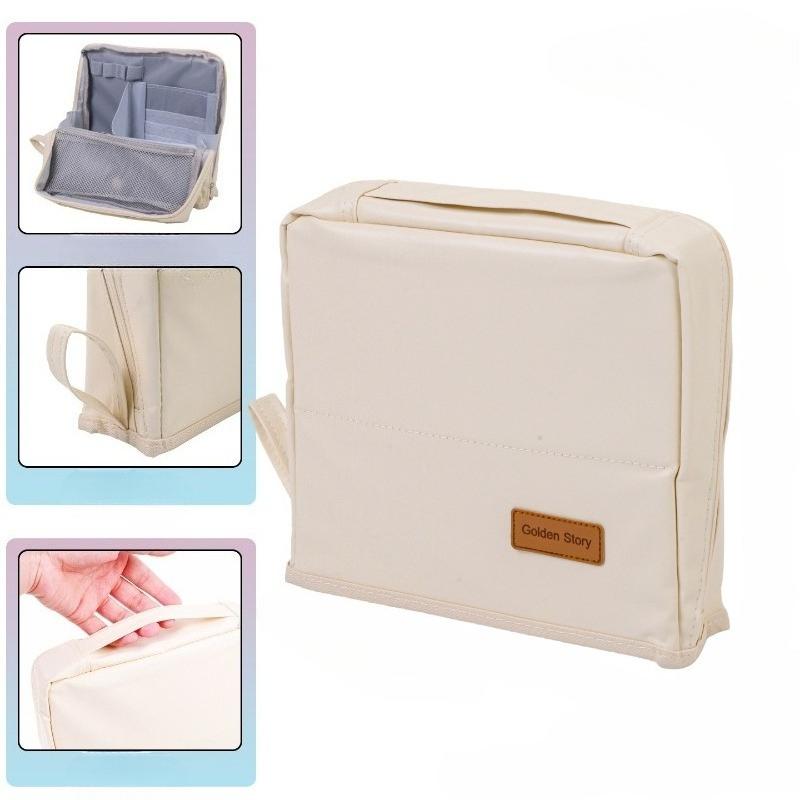 Makeup Bag Large Capacity High Quality Women's Makeup Case Portable Outdoor Partition Toiletries Bag Travel Bag Makeup Storage Bag With Mirror