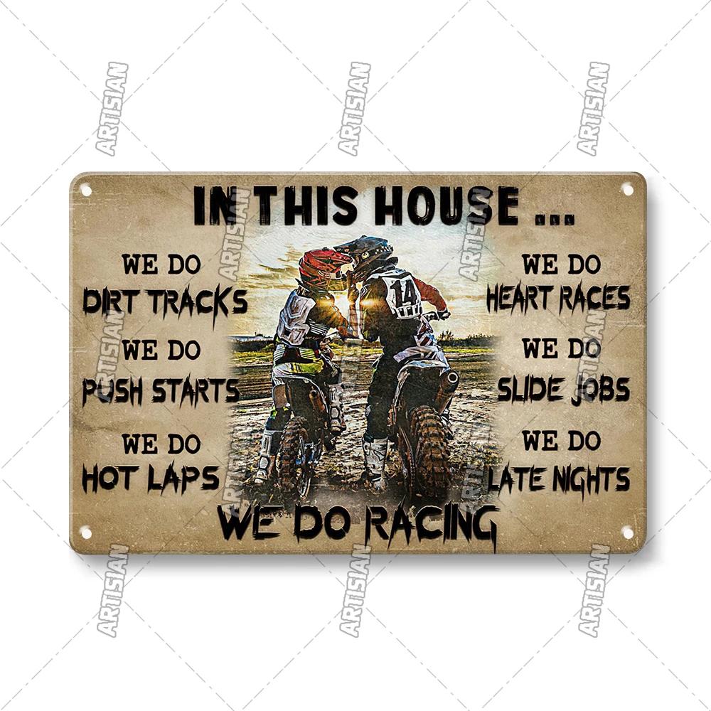 ARTISIAN Rusty Motorcycle Garage Wall Metal Tin Sign Vintage Decorative Plate Man Cave Metal Plaque Club Studio Industrial Decor