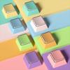 8pcs PBT Blank Keycap Set Cheey Profile PBT+PC 1U Keycaps for Mechanical Keyboards with Durability Classical Color