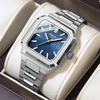 Luminous Square Man Watch Waterproof Business Men Watch Stainless Steel Quartz Luxury Men's Watches