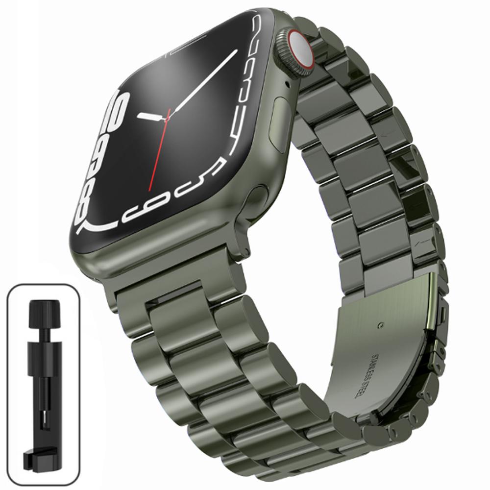Stainless Steel Strap For Apple Watch 46mm Ultra 49mm Metal Wristband Bracelet For IWatch 10 9 8 5 4 SE 42mm Watchband
