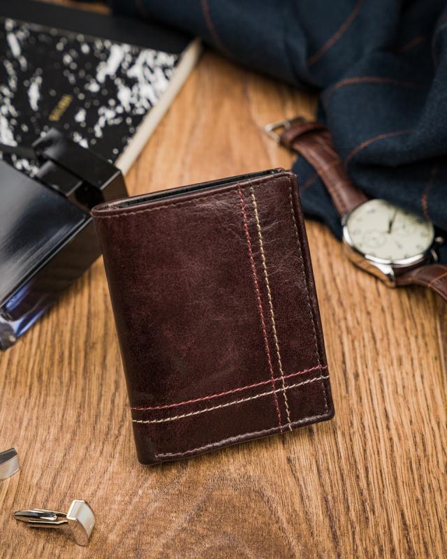 Small Leather Wallet with RFID Protection Stop - Always Wild