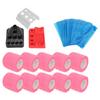 10pcs Tattoo Pen Elastic Bandage 200pcs Blue Tattoo Machine Pen Covers 3pcs Tattoo Ink Cup Holder Color Rack
