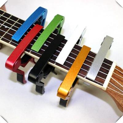 Clip di trasposizione per chitarra acustica con capotasto in alluminio universale, clip di trasposizione per ukulele, parti di accessori per chitarra