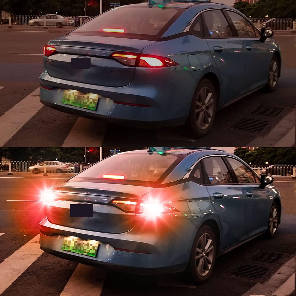 X-STYLE S25 Single 1156 BA15S Red Pin Angle 180° P21W Car 144 Row