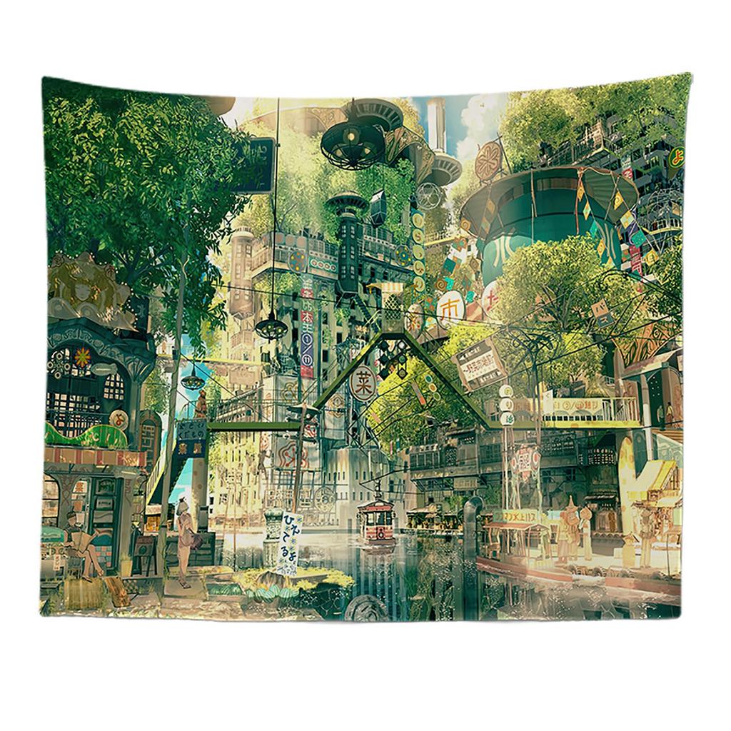 Fantasy Wall Tapestry Market Tapestry Fabric Wall Hanging Art Tapestry Bedroom Tapestry Picture on Wall Yoga Tapestry for Home