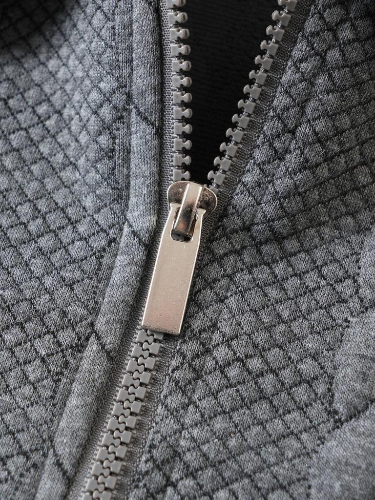 European Jacquard Knit Half-Zip Hoodie for Men - Autumn/Winter Casual Sportswear