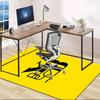 1pc Football Team Design Area Rug - Non-Slip, Soft & Cozy Floor Mat for Living Room, Bedroom, Office - Indoor/Outdoor Decorative Carpet