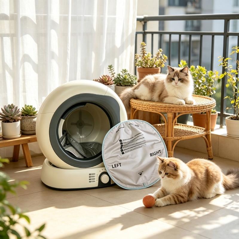 Cats Litter Pans Tray for Older Cats Waterproof Small Smooth Surfaces Not Odor Safe for Kittens Easy Cleaning
