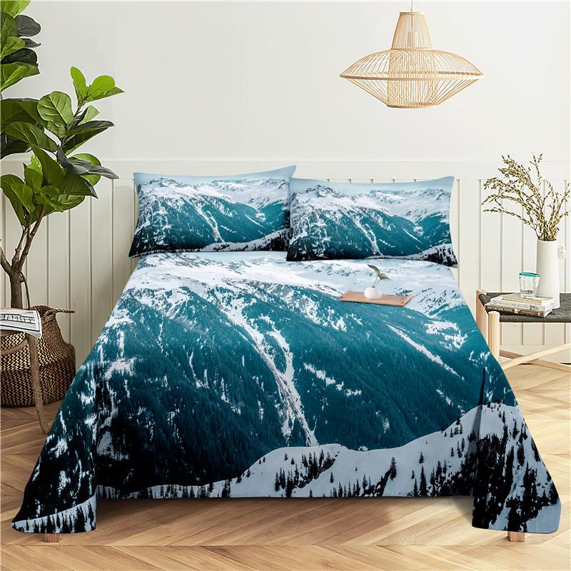 

Комплект постельного белья из полиэстера с цифровой печатью, морской водой, 0,9/1,2/1,5/1,8/2,0 м, с наволочкой и принтом 150X230cm(2Pcs)