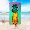 1pc Microfiber Beach Scarf - Pineapple Design Lightweight Quick-Dry Oversized Towel, Soft Durable Large Bath Towel for Travel,