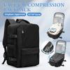 Vacuum Compression Backpack Camping Travel Backpack For Travel, Aircraft Cabin Vacuum Backpack 15.6 In Laptop Backpack Schoolbag
