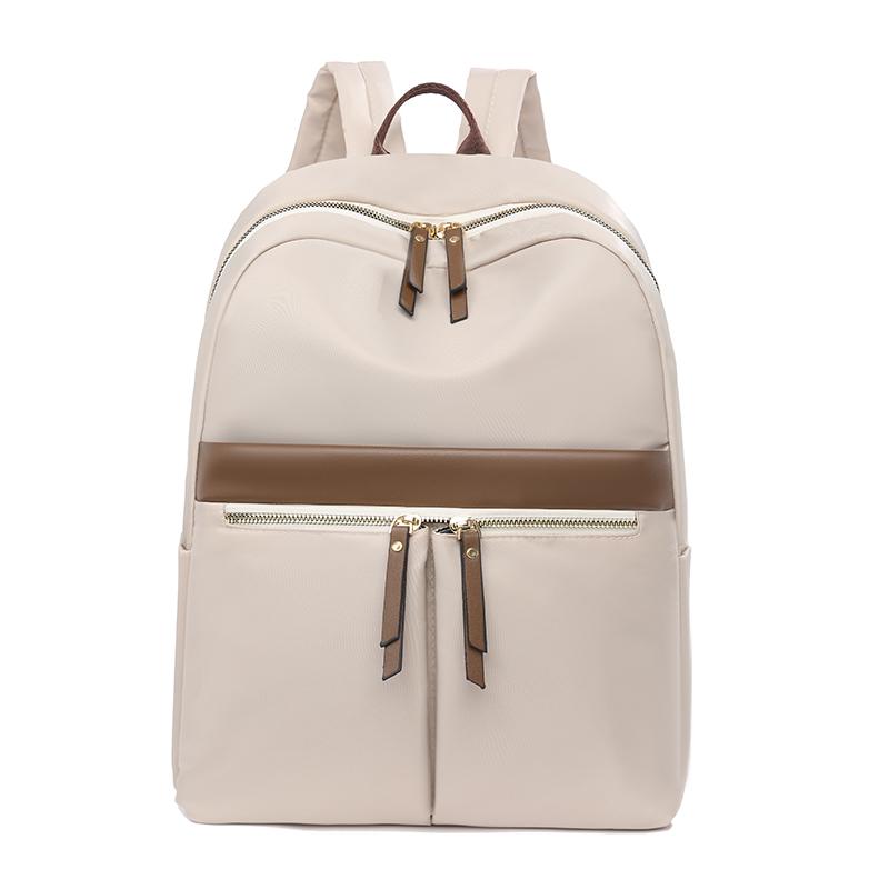 Women's Large Capacity Backpack Nylon Patchwork Backpack