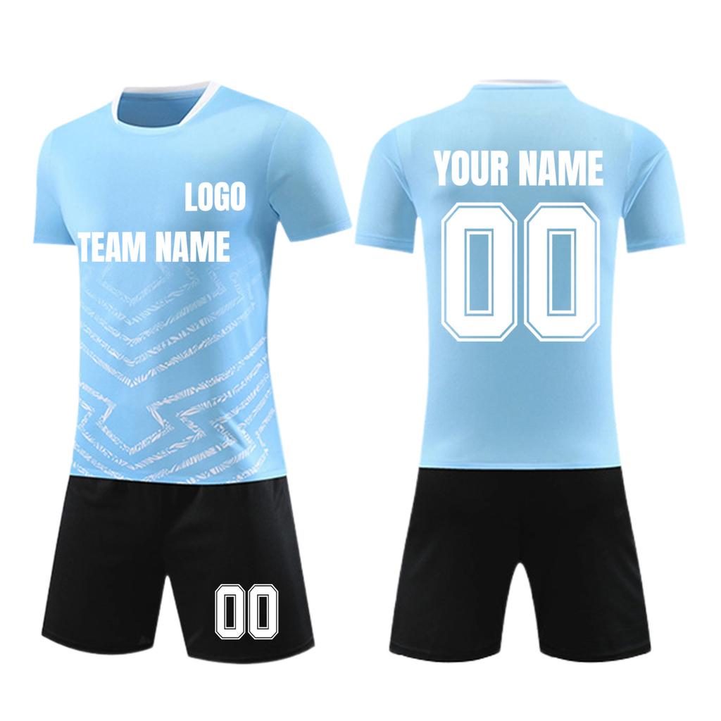Personalised Shirts Kit Mens Girls With Name Number Custom Football Jerseys For Boys Training Suit