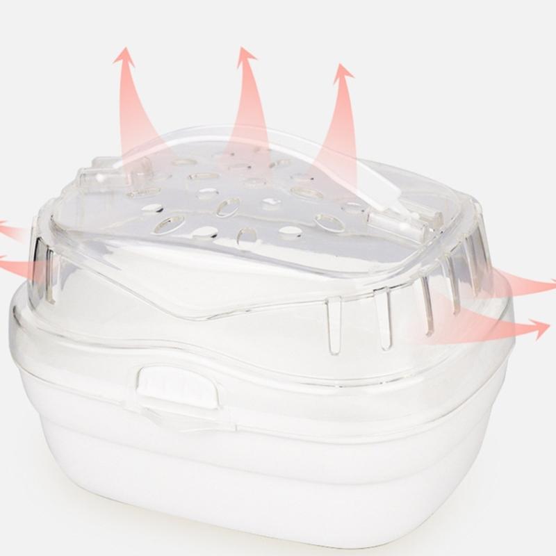 Křečci Nosič Veverky Venkovní cestovní klec Ruční Transparentní Nosič Přenosné pouzdro Cestovní nosič s lahví na vodu