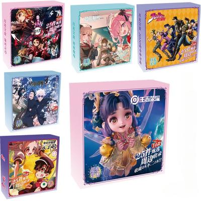 Anime Sammlerbox Jujutsu Kaisen Demon Slayer Honkai Star Rai Inklusive Lesezeichen Anstecknadel Sammelkarte Spiegel