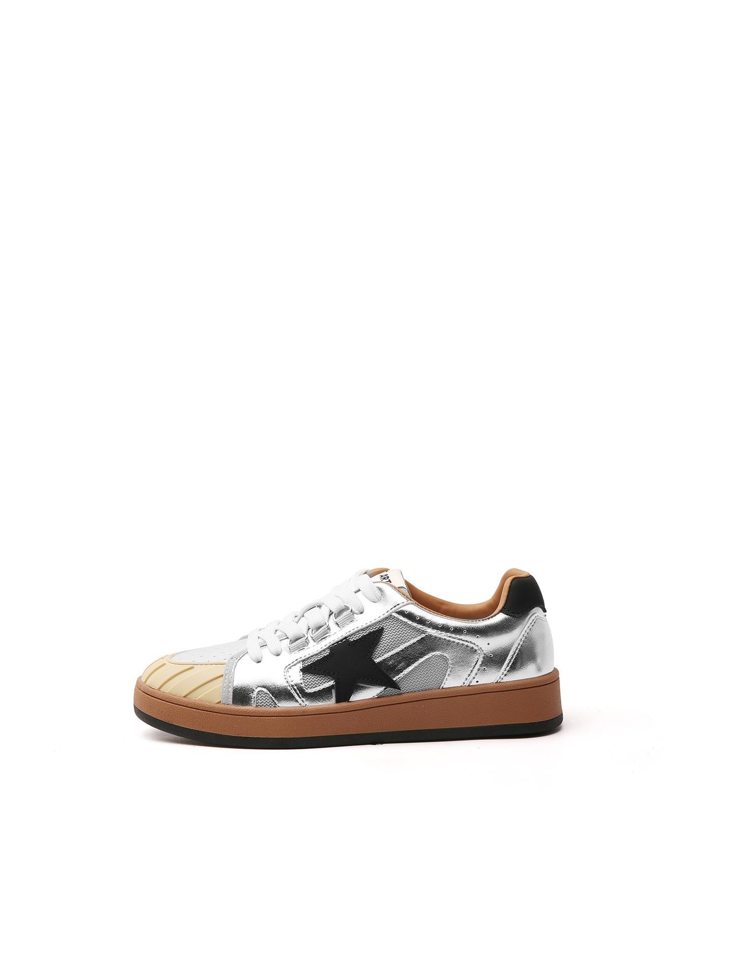 

Корейские кроссовки, уменьшающие возраст, 2025 новинка, старые, ретро, универсальные, маленькие грязные кроссовки, повседневные спортивные немецкие тренировочные кеды на платформе, женские 40 серебряный